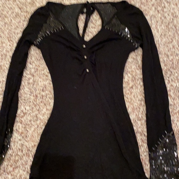 Long sleeve black shirt - Picture 5 of 8